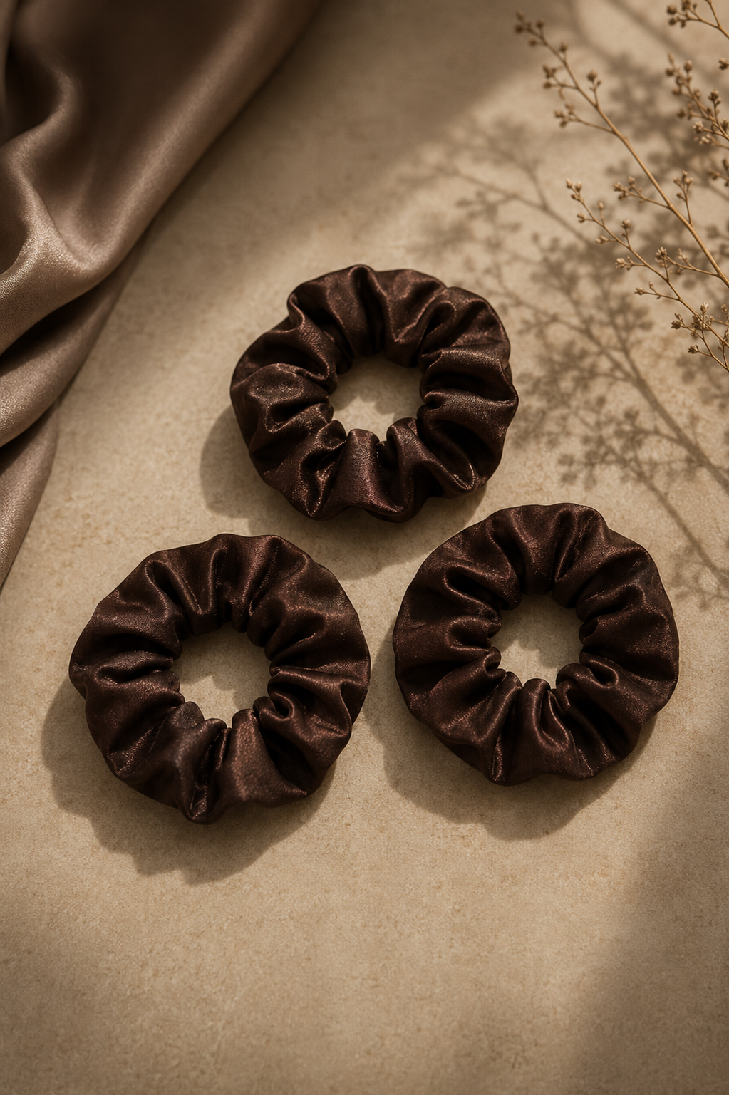 ROOTÉ SATIN SCRUNCHIES